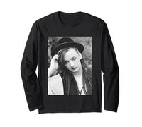 Boy George Cantante del Grupo Pop Cultura Club Retrato 1982 Manga Larga