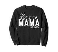 Boy Mama EST 2026 Boy Mom Pregnancy Announcement Mom of Boys Sudadera