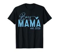 Boy Mama EST 2026 Boy Mom to be Pregnancy Announcement Camiseta