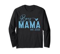 Boy Mama EST 2026 Boy Mom to be Pregnancy Announcement Manga Larga