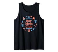 Boy Mom Club, Nueva Maternidad, mamá, Vida, bebé, Hijo, Padre Camiseta sin Mangas