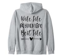 Boy Mom Merch Wife Life Boy Mom Life Best Life Mum Boy Mama Sudadera con Capucha