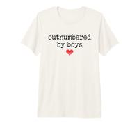 Boy Mom Outnumbered by Boys Mama,I Love My Sons,Mom of Boys Camiseta Premium