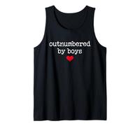 Boy Mom Outnumbered by Boys Mama,I Love My Sons,Mom of Boys Camiseta sin Mangas
