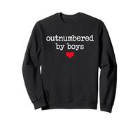 Boy Mom Outnumbered by Boys Mama,I Love My Sons,Mom of Boys Sudadera