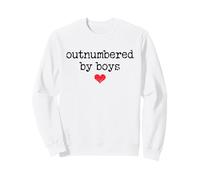 Boy Mom Outnumbered by Boys Mama,I Love My Sons,Mom of Boys Sudadera