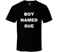 Boy Named Sue Ryan Dunn Rip Jackass T Shirt Cool Student Short Sleeve Design Hip Hop T-Shirt Black M