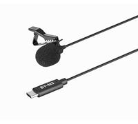Boya by-M3 Micrófono omnidireccional Lavalier con Clip para Dispositivos USB-C Android (Longitud del Cable de 6 m)