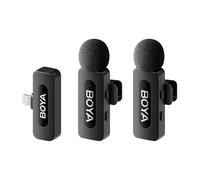 Boya BY-V2 V2.0 MicrÃ³fono inalÃ¡mbrico para Lightning (2x transmisor + 1x receptor)