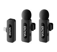 Boya BY-V2 V2.0 Wireless Lavalier Microfono per Lightning - 2 x TX e 1 x RX