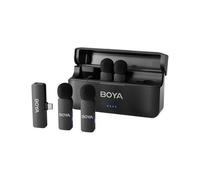 Boya by-v4u negro micrófono con pinza de enganche