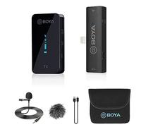 Boya XM6-S3 - Micrófono inalámbrico para iPhone, micrófono inalámbrico de 2,4 GHz con Pantalla OLED y micrófono Incorporado para Youtube, Vlogging