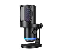 BOYA CastMic G40 RGB Iluminación Reducción de Ruido Micrófono USB y Soporte de Mesa
