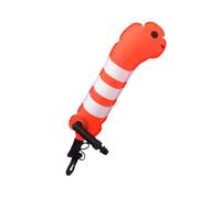 Boya de natación en aguas abiertas Inflable plegable reflectante marcador | Pull Buoy de natación para piscina, barco de rescate, pesca, buceo, snorkel