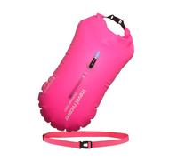 Boya de natación - Flotador de seguridad para natación con cinturón de cadera ajustable, boya inflable de separación húmeda y seca, bolsa de natación para entrenamiento de piscina, bolsa de natación