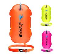 Boya de Natación,Flotador Natación Aire Libre,Boya Inflable Bolsa Seca,Natación Aguas Abiertas Accesorios Formación,Nadadores Triatletas Snorkel Deportes,Swim Bubble Altamente Visibilidad (Naranja)