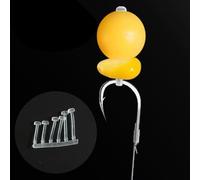 Boya Flotante Silicona 8mm para sabor Cebo Pesca Boya Flotante(8mm vial) | Silicona flexible, flotación estable, para sabor intenso, ideal para carpa y tenca, para fácil montaje
