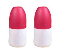 Boya marcador de pesca, trampa para cangrejos, flotador de espuma de PVC, color rojo y blanco, diseño fácil de punto para jaula de langosta, línea de anclaje, pesca marina, 280 g (2 unidades)