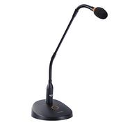 BOYA Micrófono de Condensador de sobremesa para podio, micrófono XLR de Cuello de Cisne Plegable de 18" para reuniones Vídeo Podcast en Directo