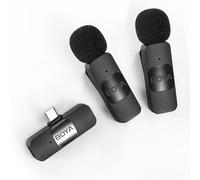 Boya BY-V1 Sistema Micrófono Inalámbrico de Solapa Lavalier Conector Lightning iOS
