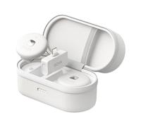 BOYA Micrófono Lavalier inalámbrico Omic-U-W para iPhone 15 Android USB-C PC portátil teléfono, cancelación de ruido, batería de 15 h, mini solapa inalámbrica Mic Podcast para grabación de vídeo,