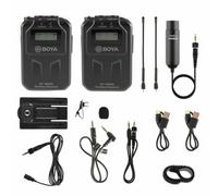 BOYA Micrófono Lavalier inalámbrico UHF BY-WM6S 3.5mm & XLR
