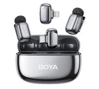 Boya Mini 2 (2 TX + 1 RX USB-C + 1 RX Lightning) gris