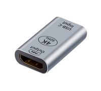 BOYANDM Adaptador de aluminio tipo C a conversión de 32,4 Gbps de ancho de banda tipo C a adaptador para una gestión eficiente de la calefacción, salida de video de larga duración