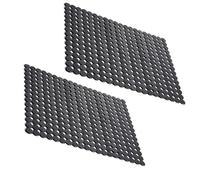 BOYANDM Alfombrilla impermeable de PVC de 5 mm para fregadero que protege los platos de deslizamientos y reduce las salpicaduras mientras se lava. Alfombrillas de cocina antideslizantes de PVC de alta