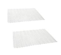 BOYANDM Alfombrilla impermeable de PVC de 5 mm para fregadero que protege los platos de deslizamientos y reduce las salpicaduras mientras se lava. Alfombrillas de cocina antideslizantes de PVC de alta