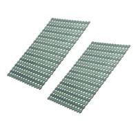 BOYANDM Alfombrilla impermeable de PVC de 5 mm para fregadero que protege los platos de deslizamientos y reduce las salpicaduras mientras se lava. Alfombrillas de cocina antideslizantes de PVC de alta