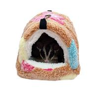 BOYANDM Cómoda hamaca para hámster pequeña jaula para mascotas, suave y cálida, para colgar en la casa, cama oscilante para chinchilla, camas de animales pequeños y escondites