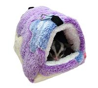 BOYANDM Cómoda hamaca para hámster pequeña jaula para mascotas, suave y cálida, para colgar en la casa, cama oscilante para chinchilla, camas de animales pequeños y escondites