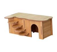 BOYANDM Escalera De Escalada para Casa De Hámster Cueva Natural Escondites para Mascotas Pequeñas para Hámster Sirio Decoración De Hábitat Fácil De Montar Accesorios para Jaula De Jerbos