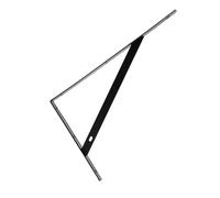 BOYANDM Estante flotante de metal negro para ahorro de espacio, organizador de pared de acero resistente a la corrosión para baño, cocina, marco de cocina, soportes de estante de pared