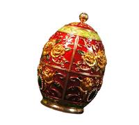 BOYANDM Recipiente de metal para té con tapa, a prueba de azúcar, café, recipiente decorativo para té antiguo para el hogar, tarro de té decorativo