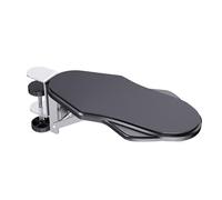 BOYANDM Reposabrazos de computadora para escritorio, soportes ajustables para computadora, extensor ergonómico, soporte de almohadilla con abrazadera