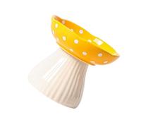 BOYANDM Tazón de comida lenta para perros y mascotas, ayuda a comer, suave, redondo, grueso, soporte elevado, cómodo para comer, elegante comedero para gatos