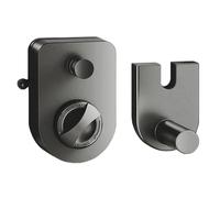 BOYANDM Tendedero extensible que ahorra espacio, con carcasa de ABS y cable resistente a la intemperie, taladro de negación, tendedero retráctil, ahorro de espacio, cuerda fuerte para colgar ropa