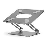 BoYata Soporte para Computadora Portátil, Multiángulo Elevador con Ventilación Térmica Compatible para Computadora Portátil (10-17 Pulgadas) MacBook Pro/Air, Surface Laptop, HP Notebook-Gris