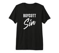 Boycott Sin - Christian Faith Evangelistic Gospel Message Camiseta Premium