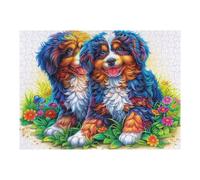 Boyero de Berna en el Campo de Flores Rompecabezas 500 Piezas Cartón para Principiantes Días Lluviosos Tiempo Libre En Casa para Reyes Magos Detalle De Cumpleaños 500 PCS