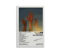 BOYGENIUS-THE RECORD - Póster de moda con portada de álbum de música en lienzo para decoración de pared, 40 x 60 cm, estilo sin marco, 1