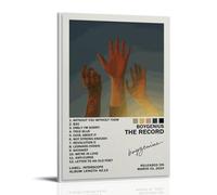 BOYGENIUS-THE RECORD - Póster moderno de álbum de música para decoración de pared, 50 x 75 cm, estilo marco-1