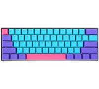 BOYI Teclado 60% mecánico con Cable, Mini RGB Cherry MX Switch PBT Teclas NKRO programable Tipo C para Juegos y Trabajo (Color Joker, Interruptor Azul Cherry MX)