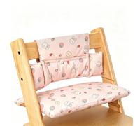 BOYIFEIJIE Cojín para trona Tripp Trapp, acolchado suave, fácil de fijar, como accesorio para Stokke Tripp Trapp, disponible (conejo con fresa)