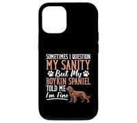Boykin Spaniel Amante Dueño del Perro Soy Fine Boykin Spaniel Carcasa para iPhone 12/12 Pro