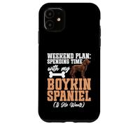 Boykin Spaniel Amante Perro Entusiasta Fin de semana Boykin Spaniel Carcasa para iPhone 11