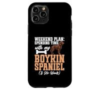Boykin Spaniel Amante Perro Entusiasta Fin de semana Boykin Spaniel Carcasa para iPhone 11 Pro