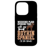 Boykin Spaniel Amante Perro Entusiasta Fin de semana Boykin Spaniel Carcasa para iPhone 14 Pro